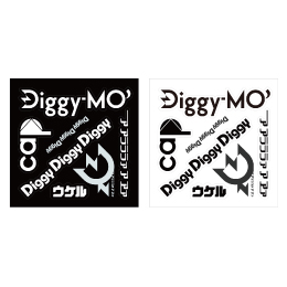 Diggy-MO' ステッカー(白黒2枚セット)【SOLD OUT】