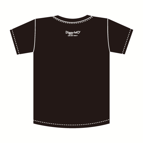 Diggy-MO' Official Shop / Diggy-MO' ロゴTシャツ(黒)【SOLD OUT】